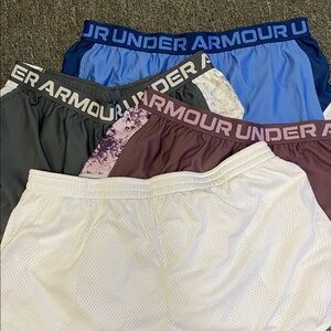 4 Under Armour shorts